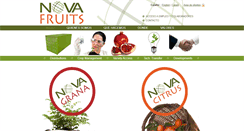 Desktop Screenshot of novafruits.com